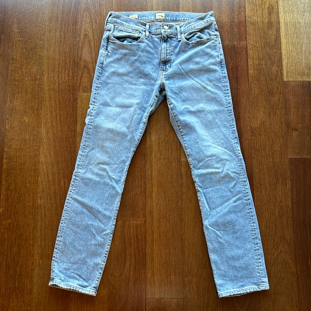 J. Crew Men's Slim Jeans in Light Blue